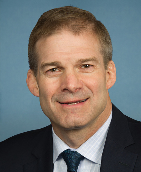 Official congressional portrait of Rep. Jim Jordan — public domain (unitedstates/images archive) Official portrait of Rep. Jim Jordan